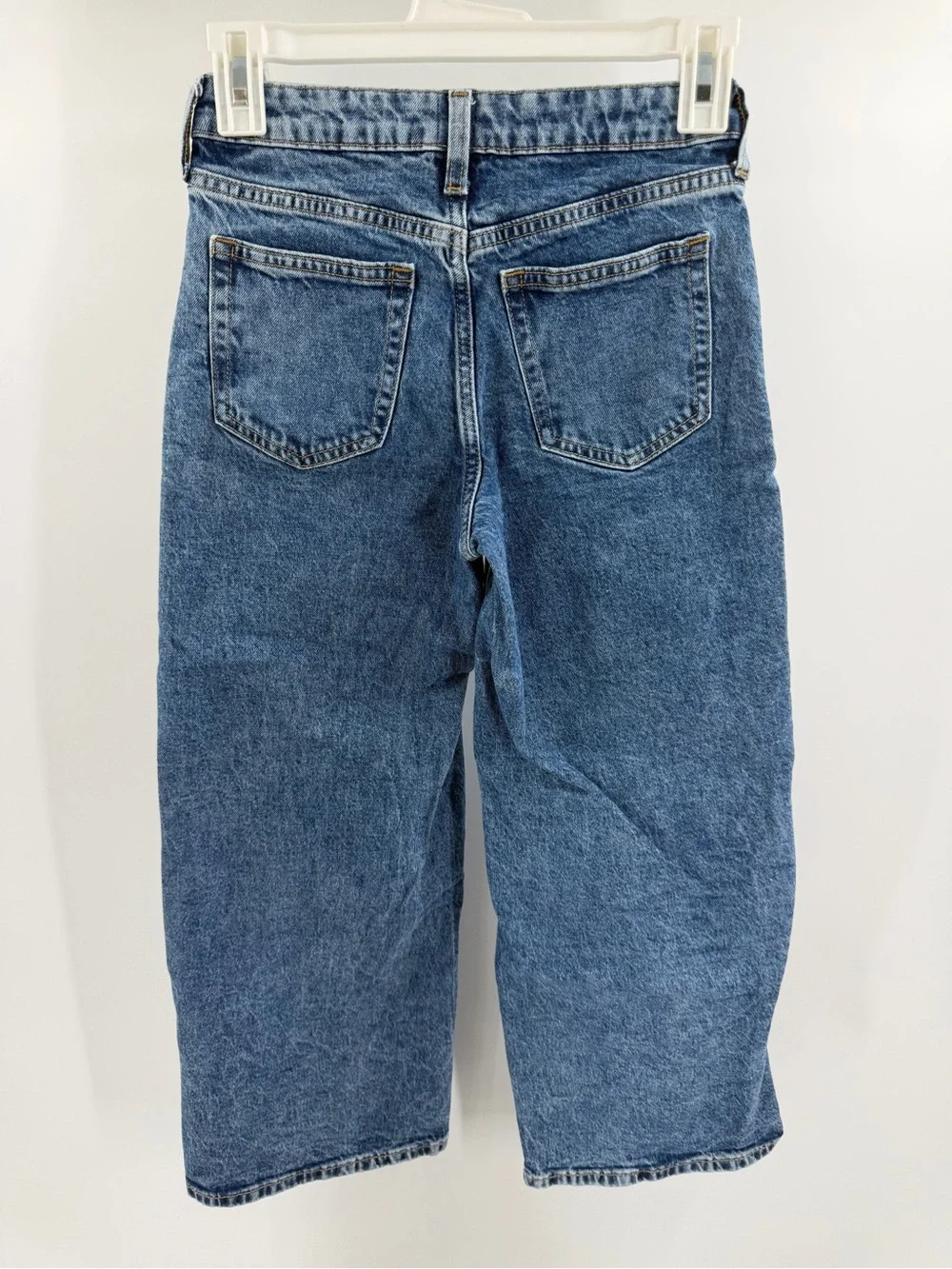 Gap Denim Wide Leg Jeans Adjustable Size 12 Girls